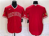 Men's San Diego Padres Blank Red Cool Base Stitched Baseball Jersey,baseball caps,new era cap wholesale,wholesale hats